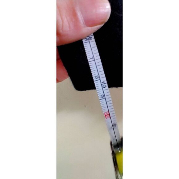 Anne Klein Size Medium Black Peacoat Wool - Picture 6 of 6